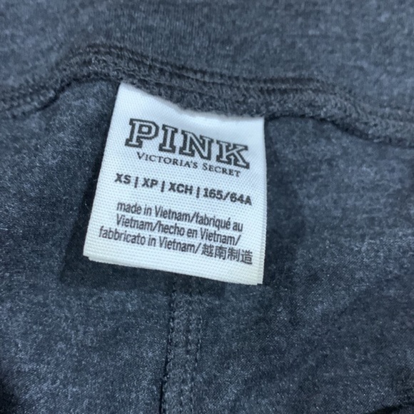Pink Victoria’s Secret gray leggings size xs - Picture 2 of 2